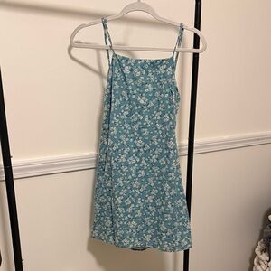 American Eagle Outfitters Blue Floral Dress